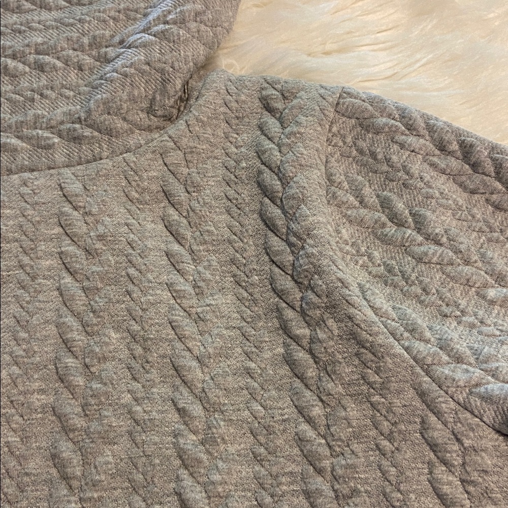 J. Crew Light Gray Cowl Neck Sweater size L length 26” bust 42” brand new - Picture 9 of 12